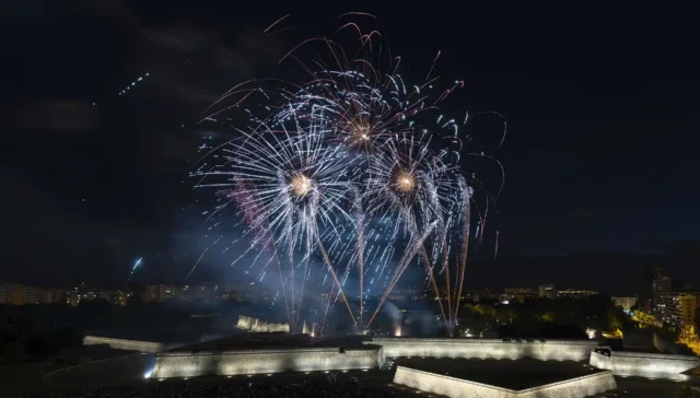 fuegos artificiales san fermin