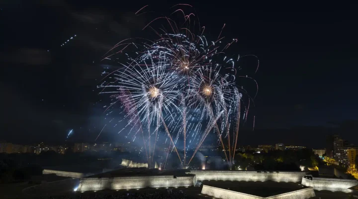 fuegos artificiales san fermin