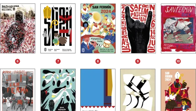 Carteles San Fermín 2024