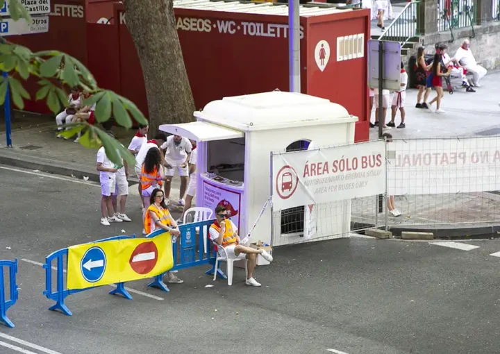 tráfico san Fermín Naranjitos