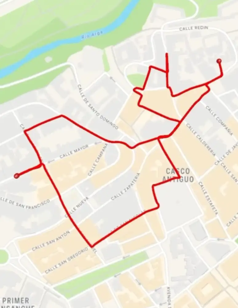 recorrido gigantes cabezudos san fermin 2026 9 julio
