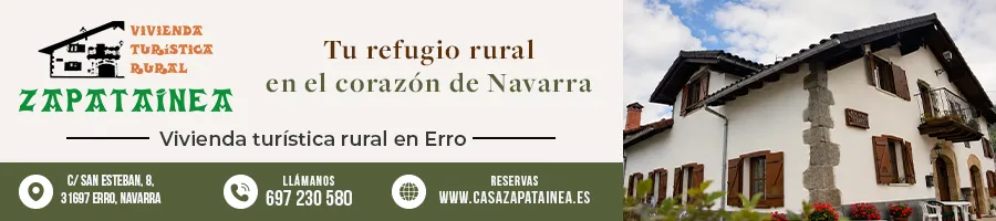 Vivienda turística rural Zapatainea en Erro - Anuncio